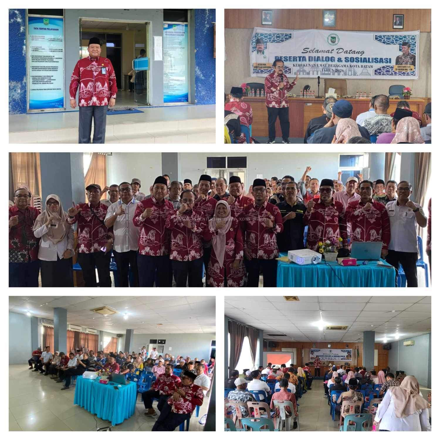 Dialog dan Sosialisasi Kerukunan Umat Beragama di Batu Aji Perkuat Sinergi Lintas Elemen Masyarakat