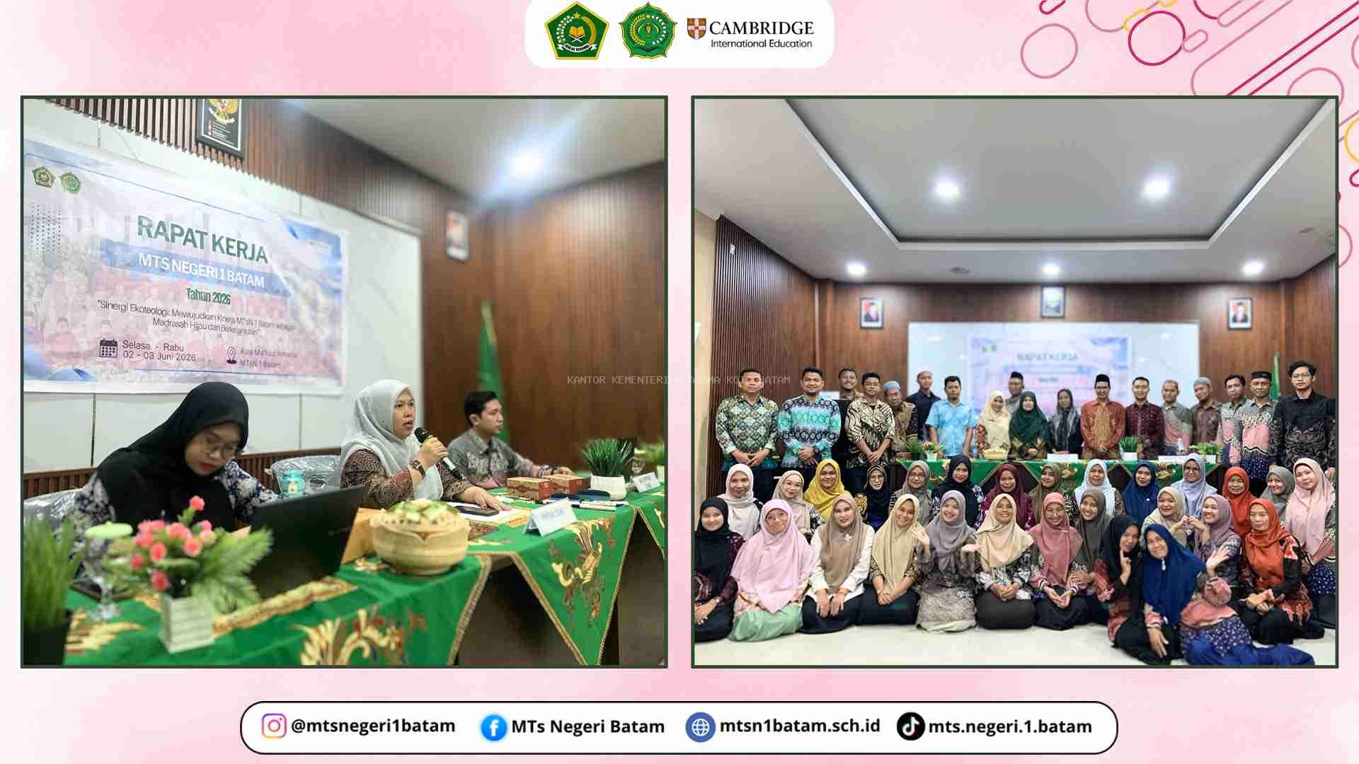MTsN 1 Batam Tetapkan Program Kerja 2026/2027 Melalui Sidang Pleno Rapat Kerja