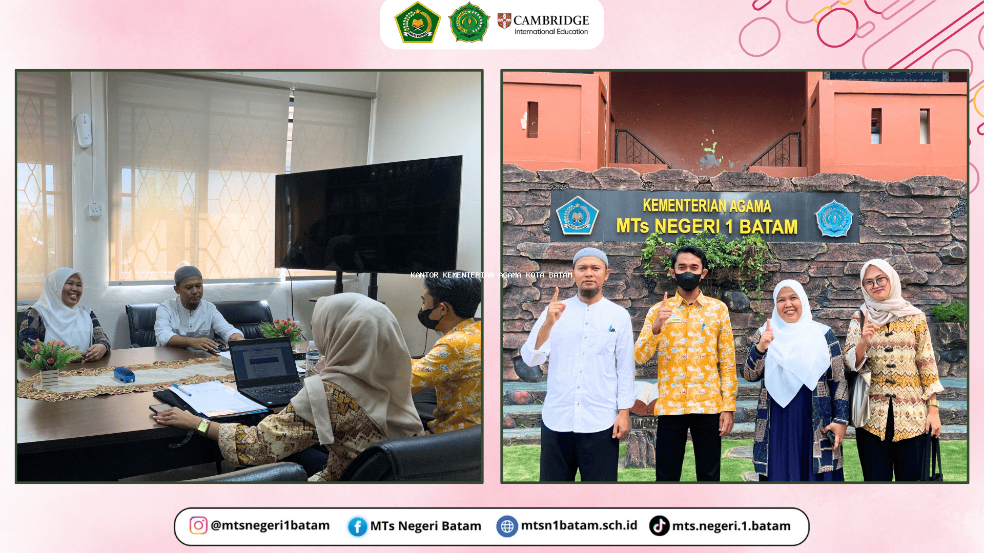 Ombudsman RI Tinjau Pelaksanaan PMBM MTsN 1 Batam, Pastikan Layanan Berjalan Lancar
