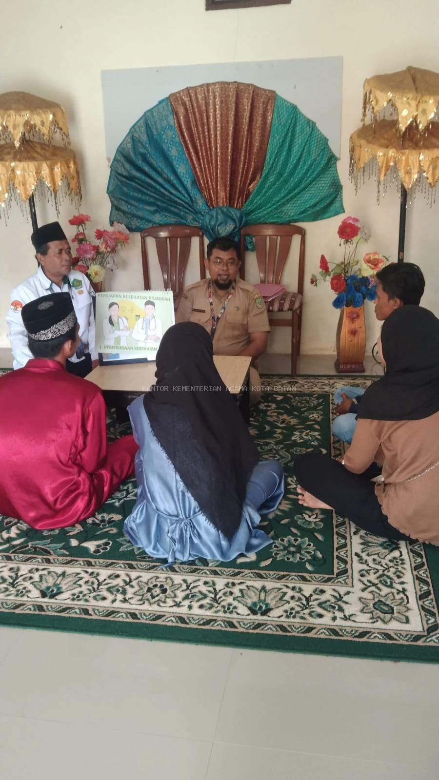 KUA Bulang dan UPTD Puskesmas Kecamatan Bulang Gelar Bimbingan Calon Pengantin