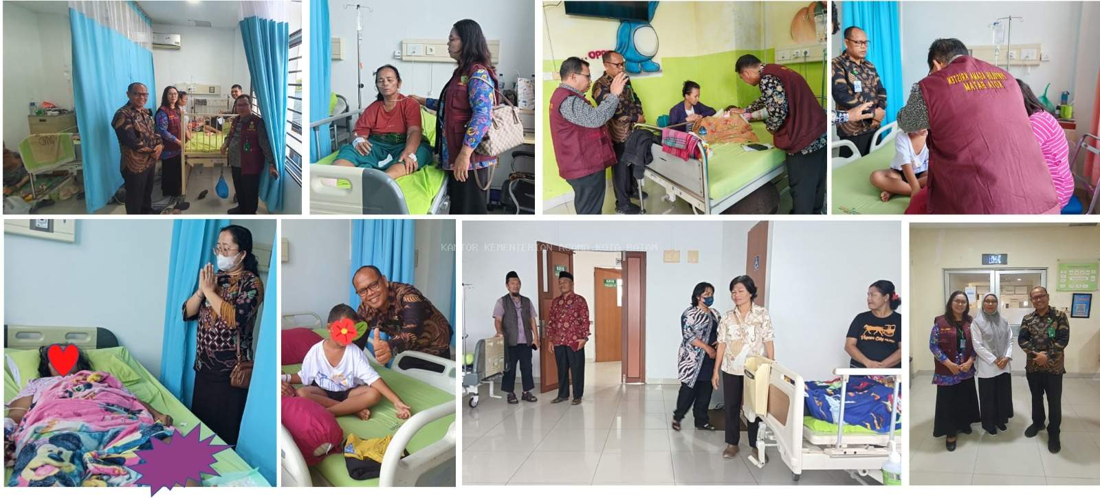 Merawat Harmoni, Menebar Kepedulian: Penyuluh Lintas Agama Kemenag Kota Batam Hadir Menguatkan Pasien di RSUD Embung Fatimah