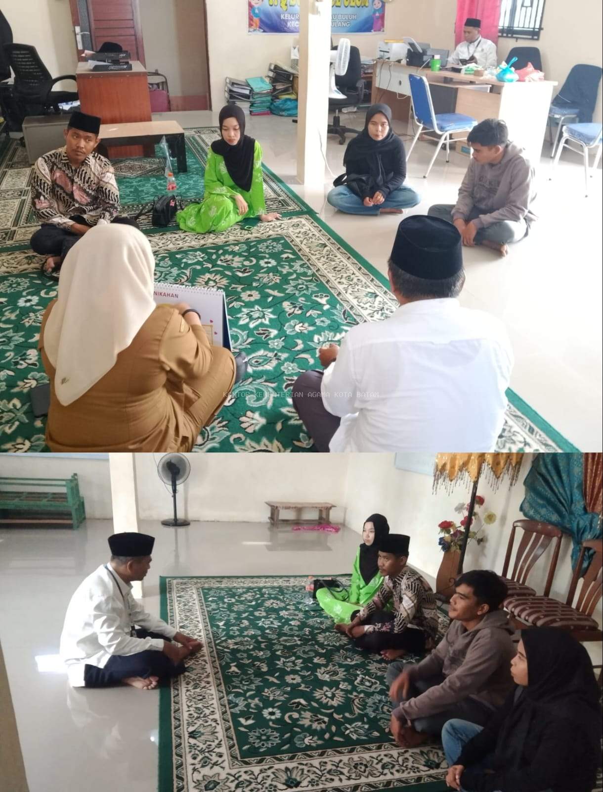 Bimbingan Calon Pengantin di KUA Kecamatan Bulang, Bekali Pasutri Muda Menuju Keluarga Sakinah