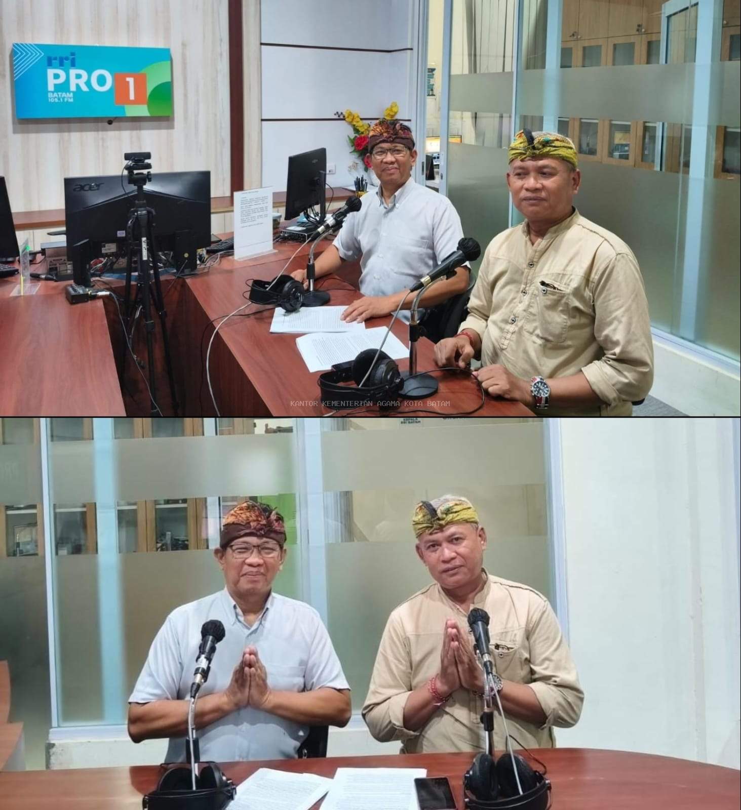 Melalui Live Streaming YouTube, Mimbar Agama Hindu RRI Batam Kupas Tuntas Penyakit Kronis Korupsi