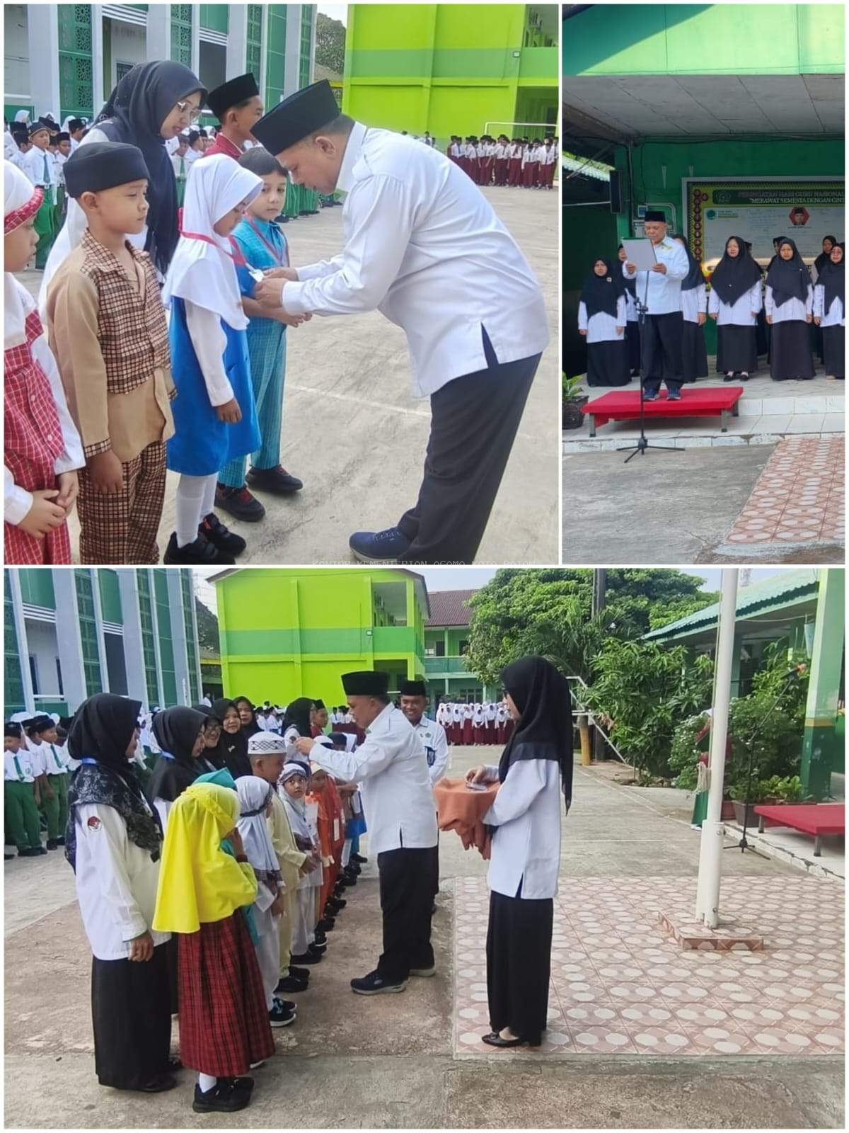 Kepala Kemenag Batam Pimpin Upacara dan Resmikan Pembukaan Tahun Ajaran Baru di MIN 1 Batam