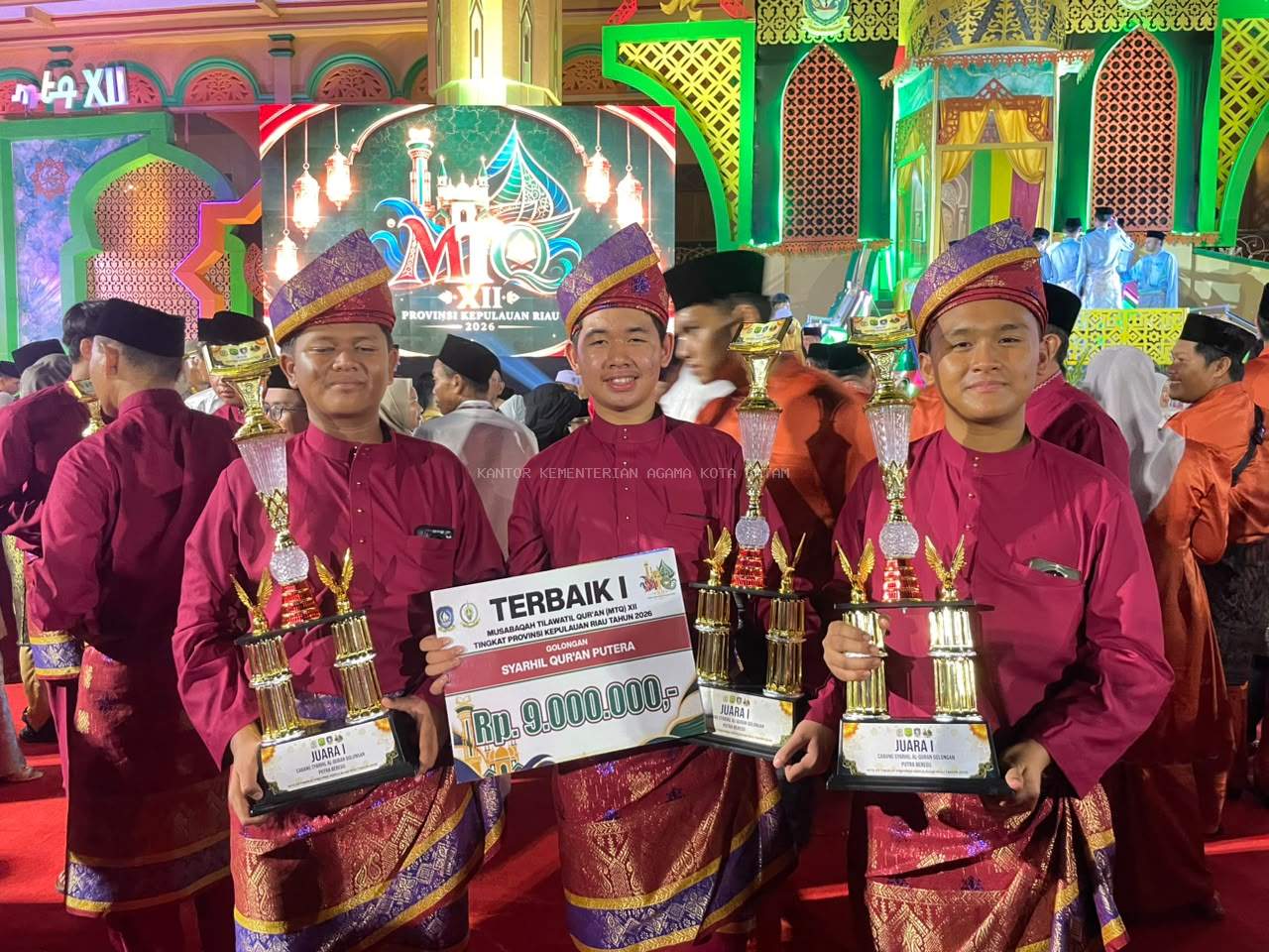 Tim Syarhil Qur'an MAN 1 Kota Batam Raih Juara 1 MTQ XII Provinsi Kepri, Siap Harumkan Nama Daerah di Tingkat Nasional