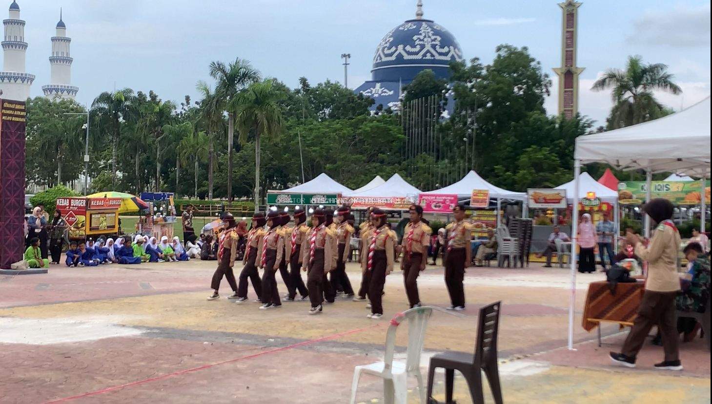 Tutup Perjuangan di Gebyar Pramuka III, MTs Hang Nadim Tampilkan Semangat Terbaik pada Lomba LKBB Variasi dan Formasi