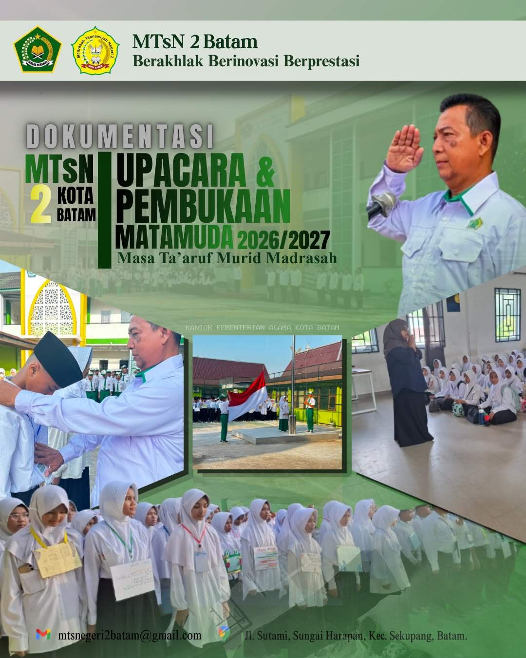 Wajah Baru Semangat Baru: Kemeriahan Pembukaan MATAMUDA 2026 di MTsN 2 Batam