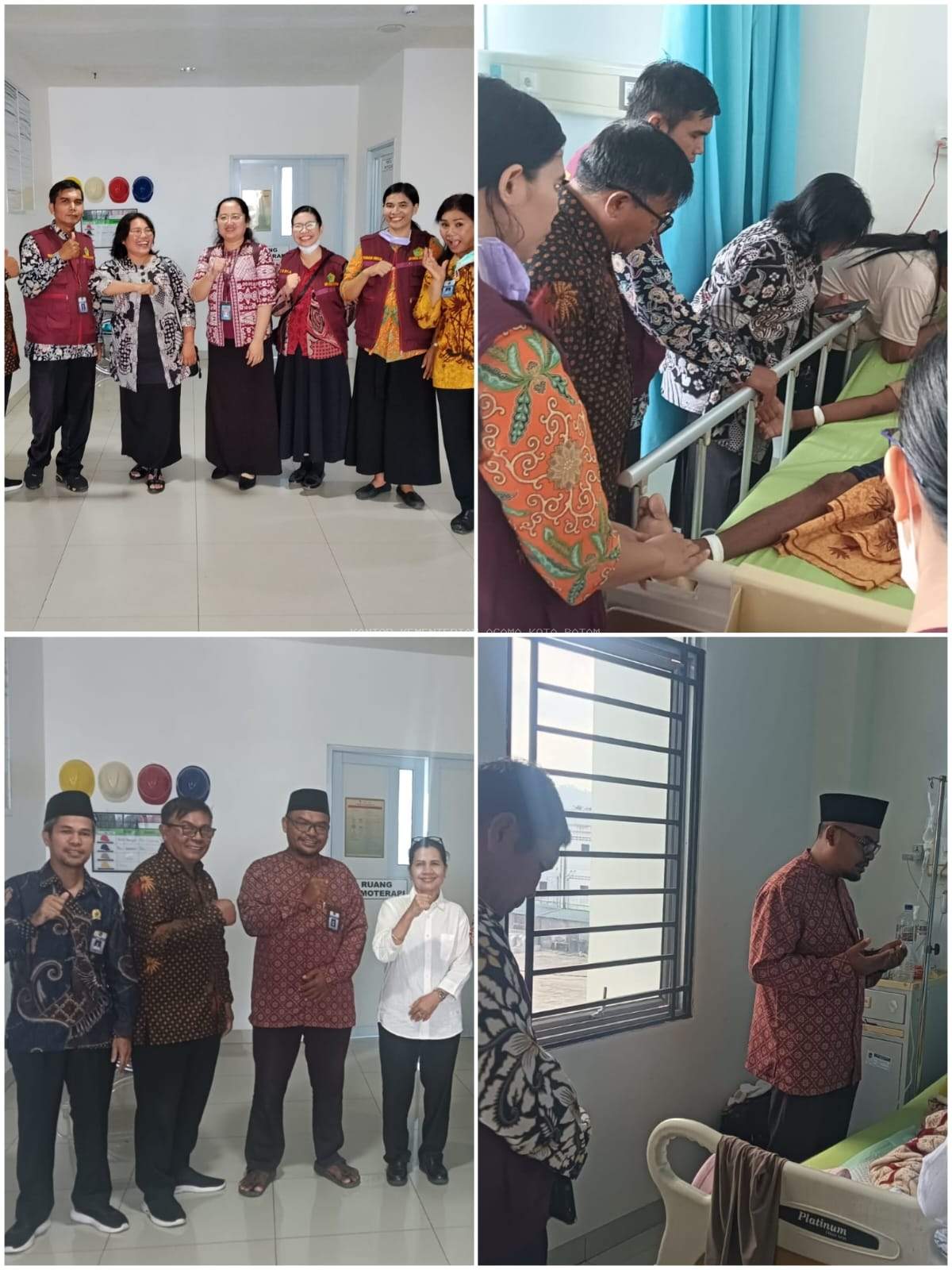 Sentuhan Rohani di Rumah Sakit, Penyuluh Lintas Agama Kemenag Batam Satukan Doa untuk Pasien RSUD Embung Fatimah