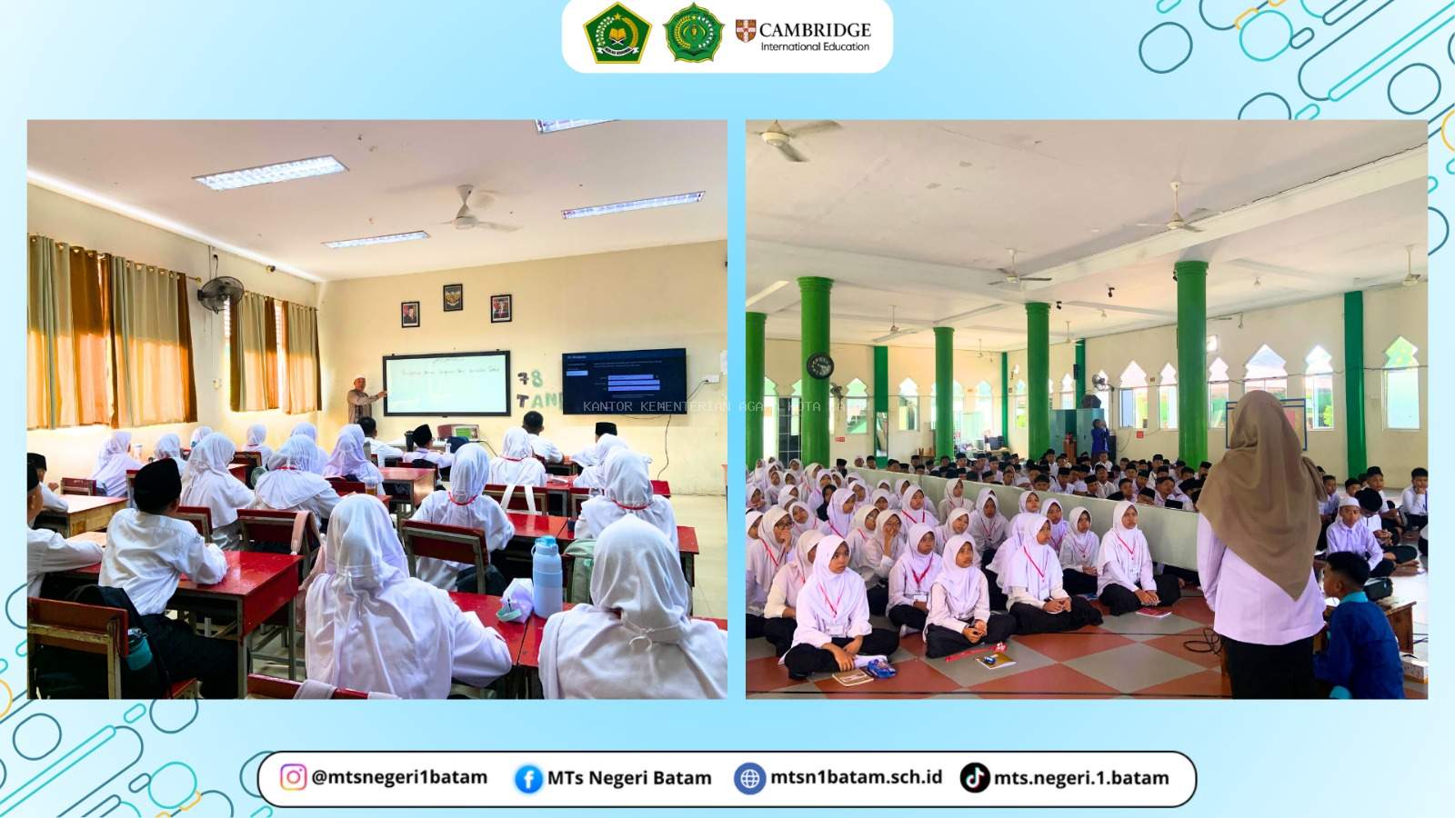 Hari Ketiga MATAMUDA MTsN 1 Batam: Peserta Didik Diajak Kenali dan Cegah Kekerasan Sejak Dini