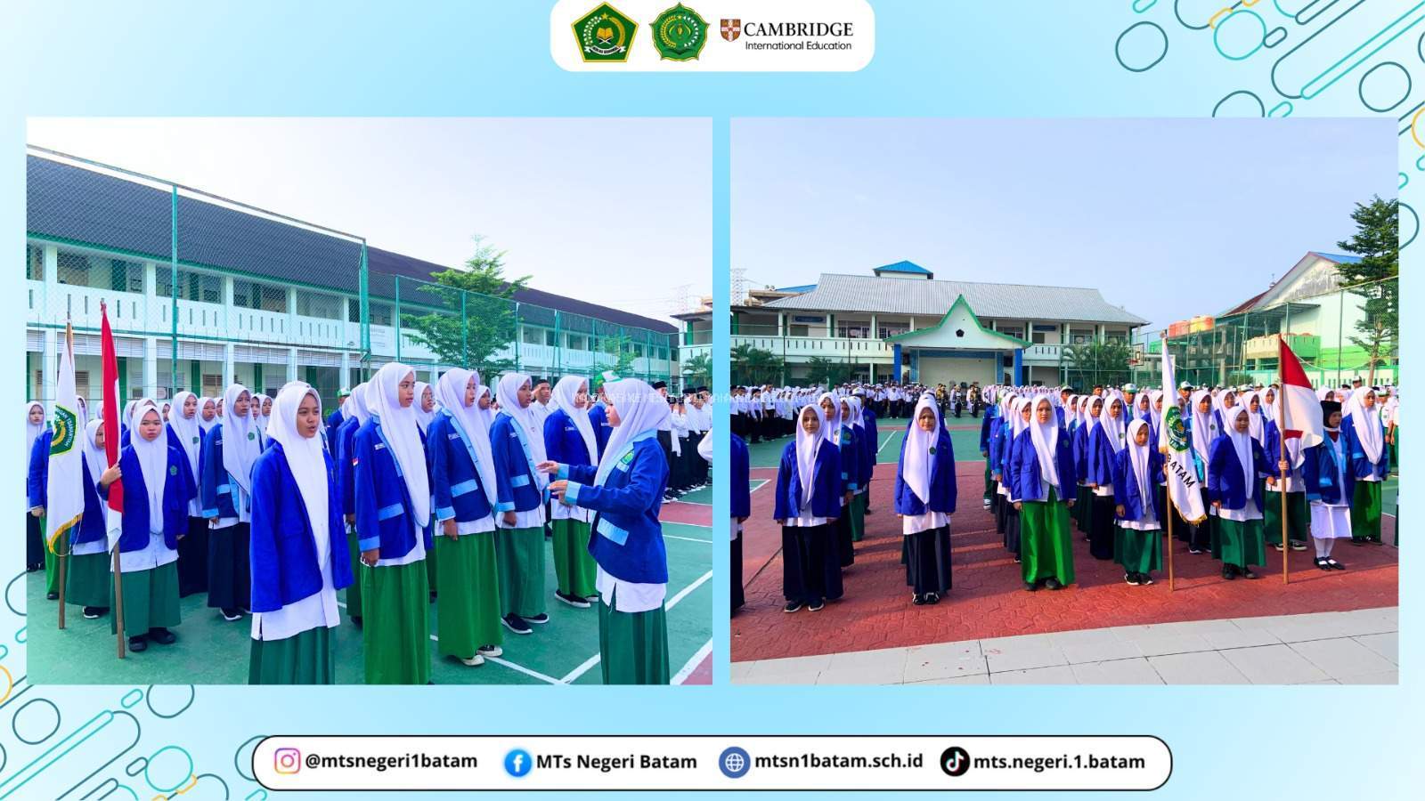 Pengurus OSIM MTsN 1 Batam Periode 2026/2027 Resmi Dilantik, Siap Wujudkan Madrasah Mandiri dan Berprestasi