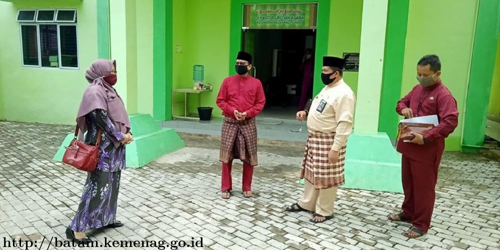 Zulkarnain Umar: Monitoring Layanan KUA Kecamatan Belakangpadang di Masa New Normal