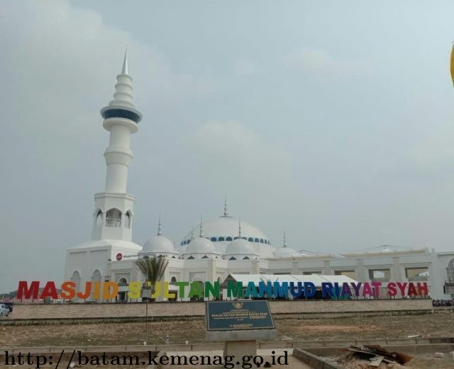 Besok, Masjid Sultan Mahmud Riayat Syah Diresmikan