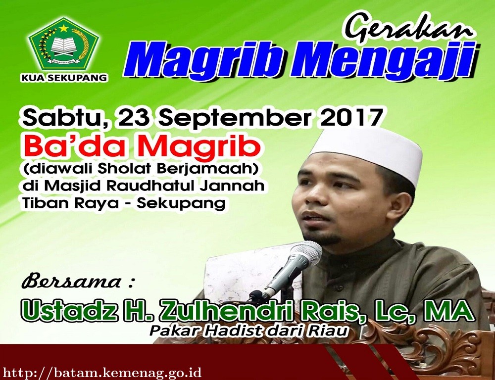 Tabligh Akbar Dan Suling Di Kecamatan Sekupang