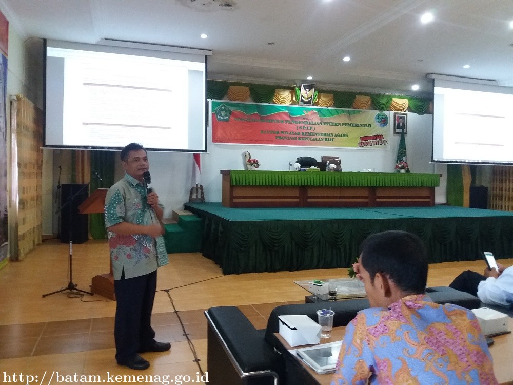 Kanwil Kemenag Prov. Kepulauan Riau Gelar Sosialisasi SPIP