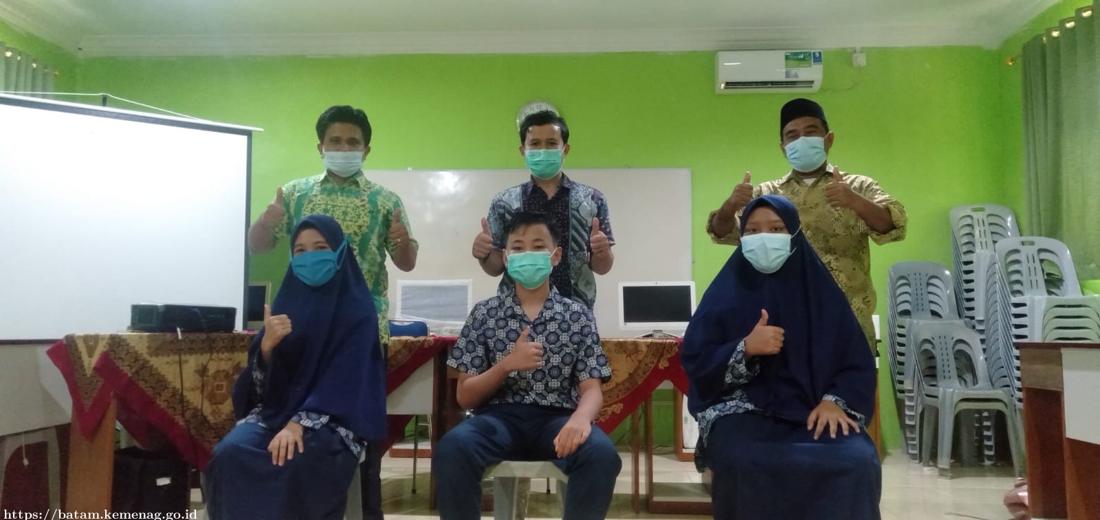 Kegiatan Kompetisi Sains Madrasah Tingkat Kota Batam MTs USB Filial Batam Di Masa Pandemi Covid 19