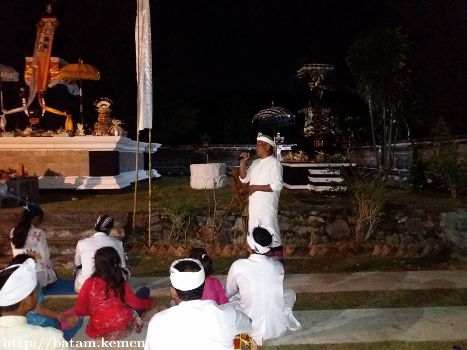 Pembimas Hindu Ajak Umat Hindu kepulauan Riau Bersatu mendoakan Keselematan Saudara Kita di Karangas