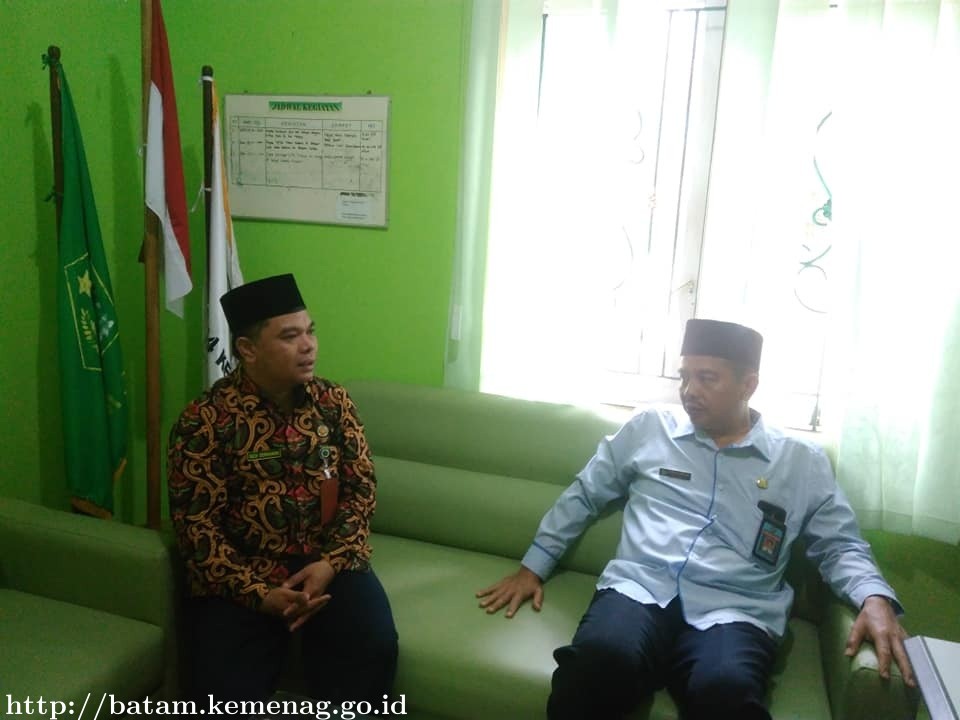 Kakankemenag Batam Monitoring ke KUA Nongsa