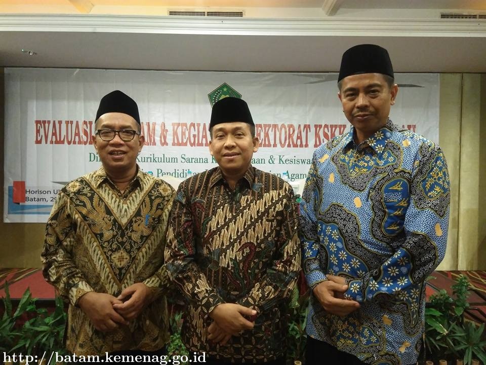 Kemenag Batam Hadiri Evaluasi dan Kegiatan KSKK Madrasah
