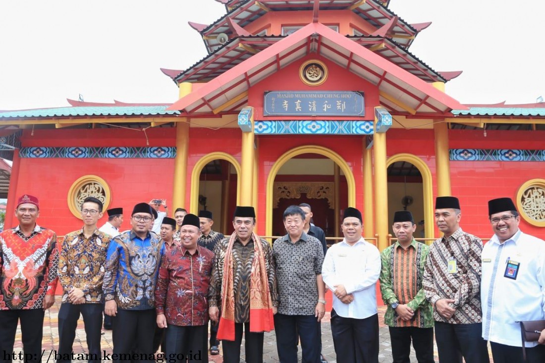 Umat Rukun Indonesia Maju, Pesan Menag di Prasasti Masjid Cheng Hoo