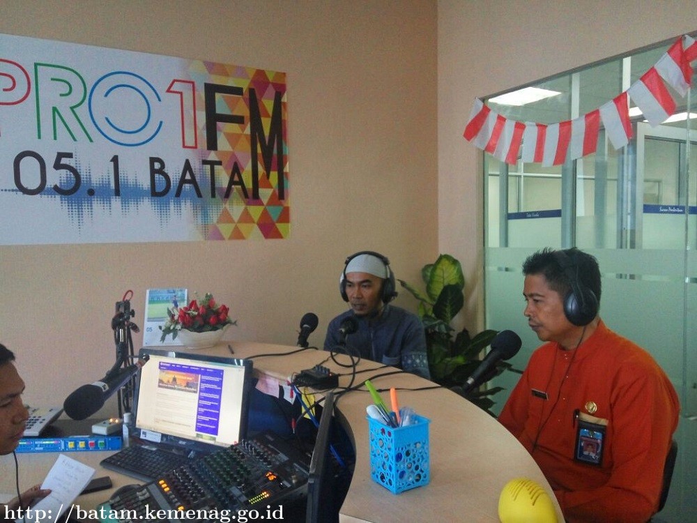 Hari Ini Kemenag Sosialisasi Batam Mengaji Melalui RRI