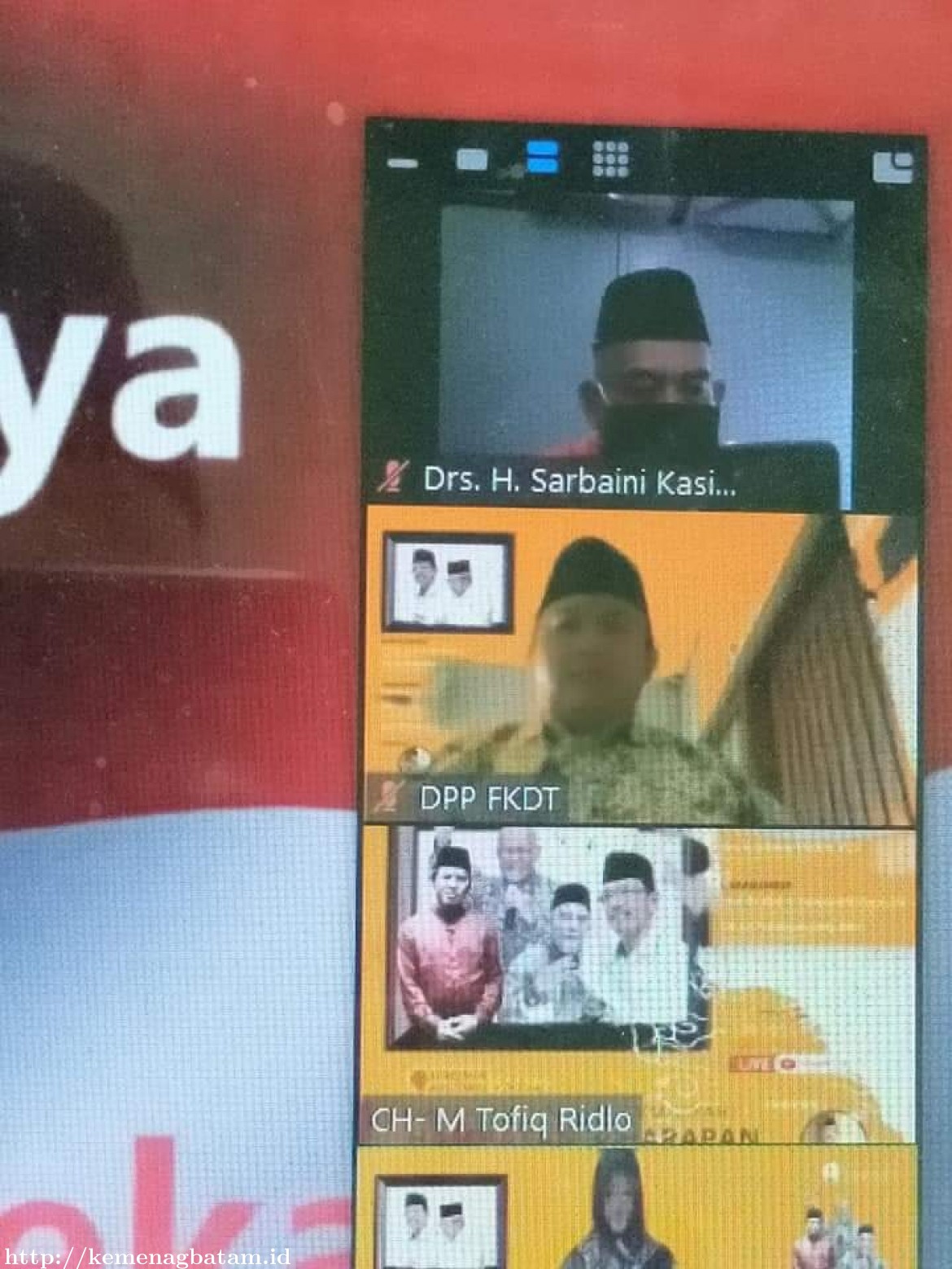 Sarbaini Ikuti Seminar Nasional Secara Daring