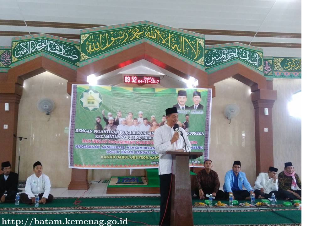 Erizal Ajak Pengurus Mesjid dan DMI Kecamatan Untuk Aktifkan Remaja Mesjid
