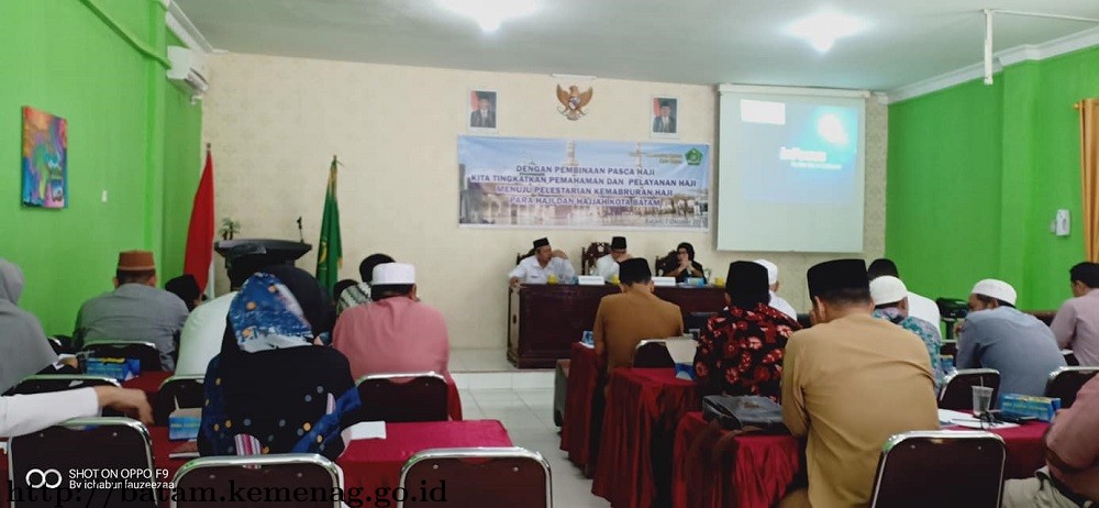 Kemenag Batam Gelar Pembinaan Pasca Haji Tahun 2019