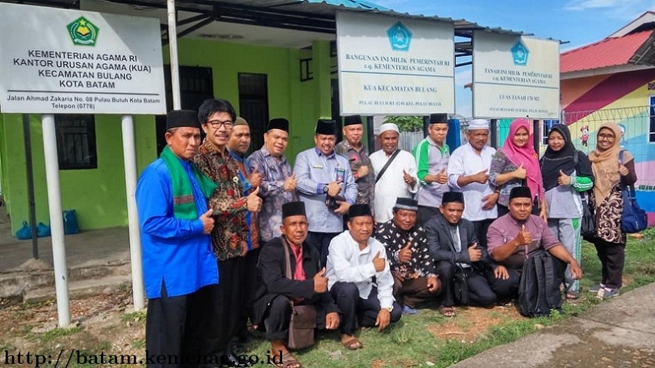 Kakankemenag Kota Batam Monev ke Kantor KUA Kecamatan Bulang