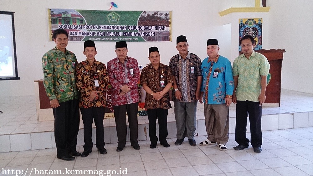 Kanwil Gelar Sosialisasi Proyek Pembangunan Gedung Balai Nikah dan Manasik Haji