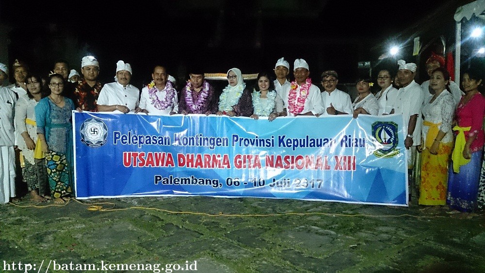 Kepri Kirim Kontingen Utsawa Dharma Gita Ke Palembang