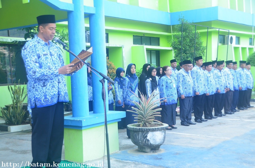 Kemenag Batam Gelar Peringatan Sumpah Pemuda ke 89 Tahun 2017