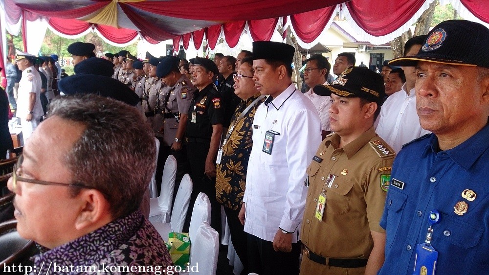 Kakankemenag Batam Hadiri Dirgahayu ke 72 Korps Brimob Polri