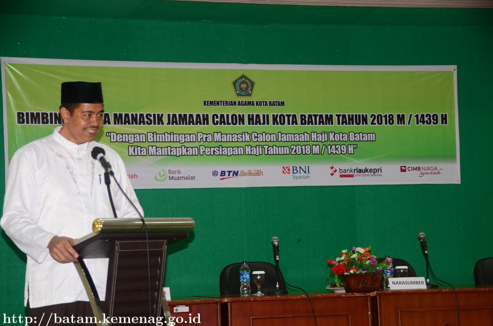 Kemenag Batam Gelar Bimbingan Pra Manasik Haji Tahun 2018 M / 1439 H