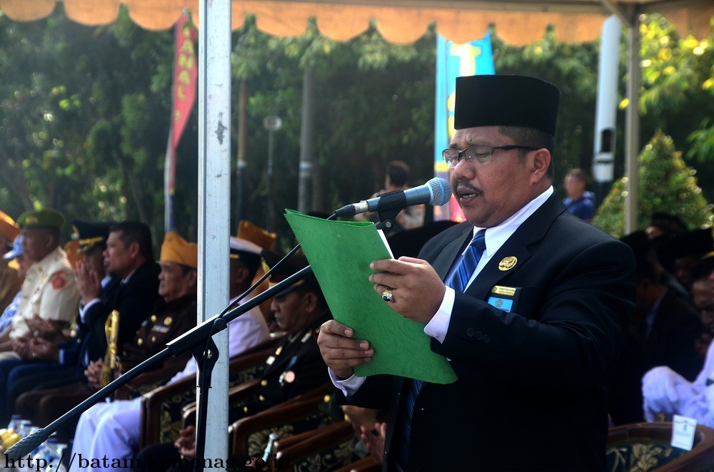 Zulkarnain Umar Pimpin Doa Upacara Hari Pahlawan di Mako Lanal Batam