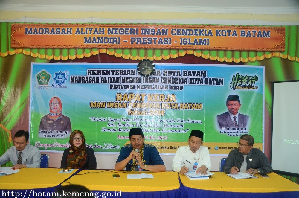 Erizal : MAN IC Batam Jangan Berhenti Lakukan Terobosan Dan Inovasi