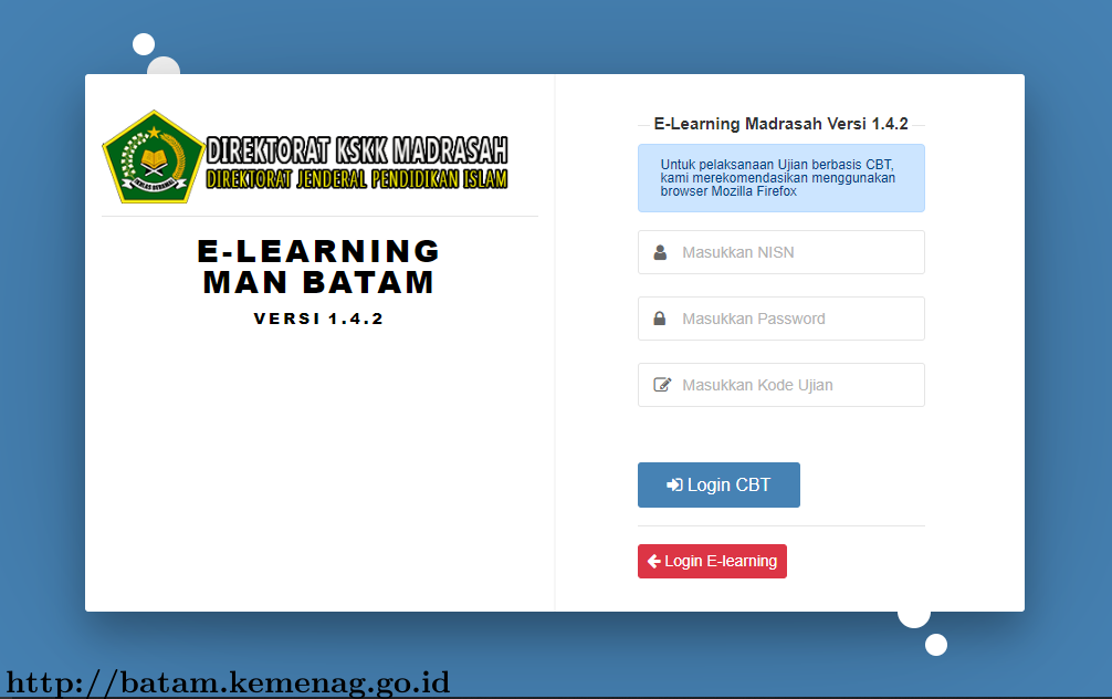 MAN Batam Adakan Simulasi PAT Menggunakan CBT E-Learning