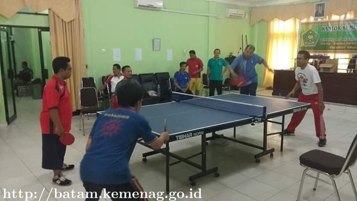 Cabang Lomba Tenis Meja Di Ikuti 62 Peserta