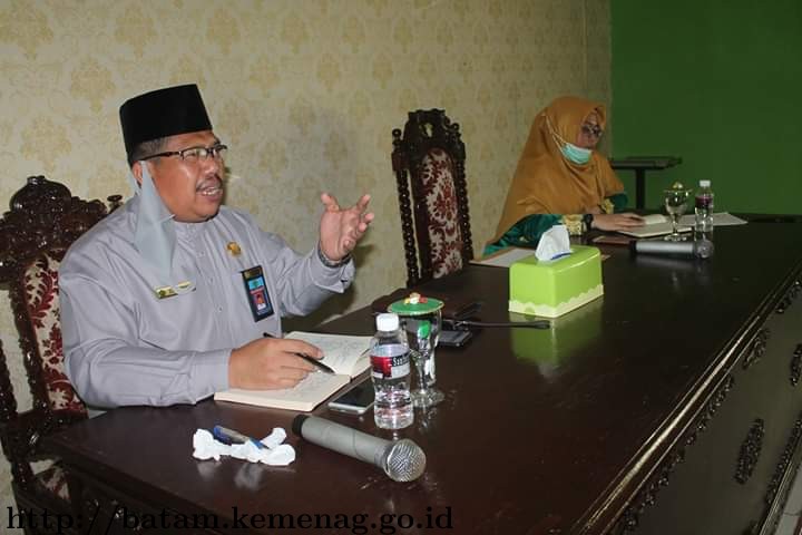 Perdana WFO, Kemenag Batam Gelar Rapat Sistem Kerja Pegawai Dalam Tatanan New Normal