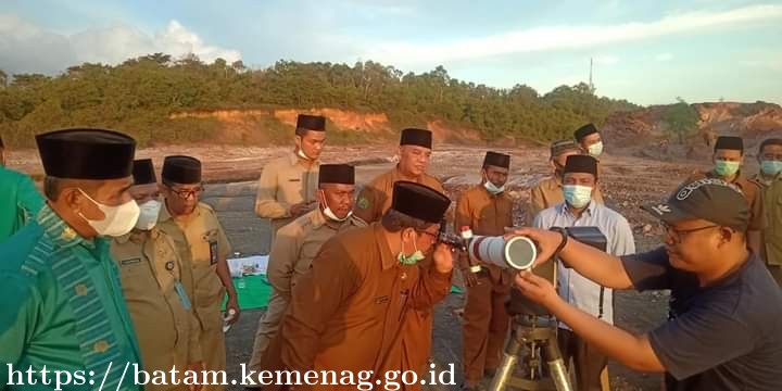 Kemenag Batam Pantau Hilal Ramadhan 1442 H