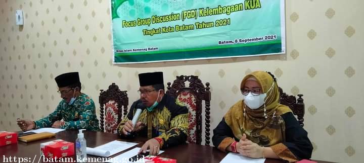 Kemenag Batam Gelar FGD Kelembagaan KUA