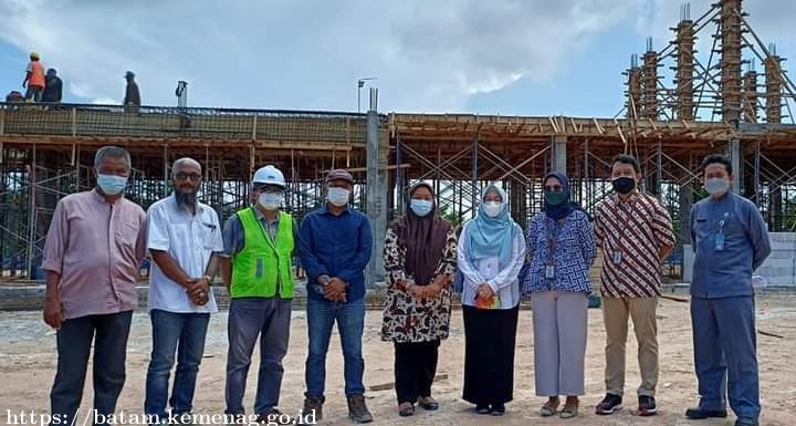 Itjen Kemenag RI Survey Proyek SBSN MTs USB Filial MTsN 1 Batam
