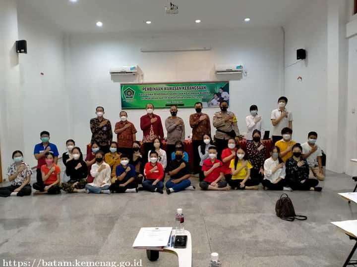 Bimas Buddha Kemenag Batam Gelar Pembinaan Wawasan Kebangsaan