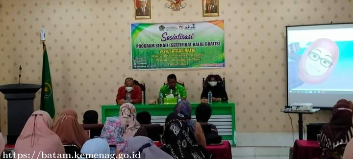 Satgas Halal Kemenag Kepri Gelar Sosialisasi Program Sehati
