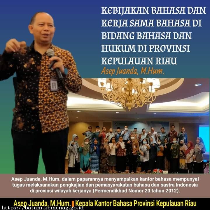 Penyuluhan Pengutamaan Bahasa Negara di Ruang Publik Resmi di Tutup