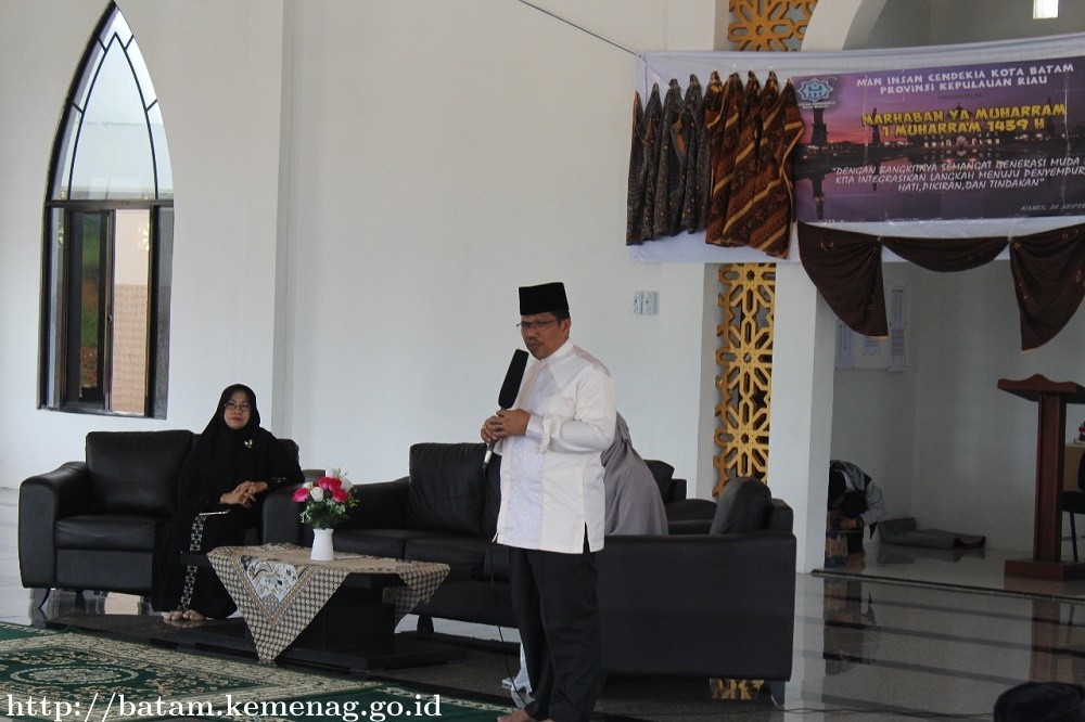 Sambut Tahun Baru 1439 H, Kasi Pakis Beri Motivasi Di MAN IC Batam
