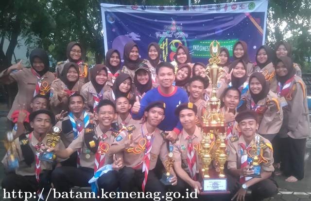 MAN Batam Juara Umum Pramuka HUT Gudep SMKN 1