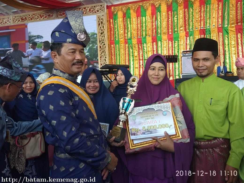 MIN 1 Batam Raih Juara Pertama 3 Kali Berturut-Turut