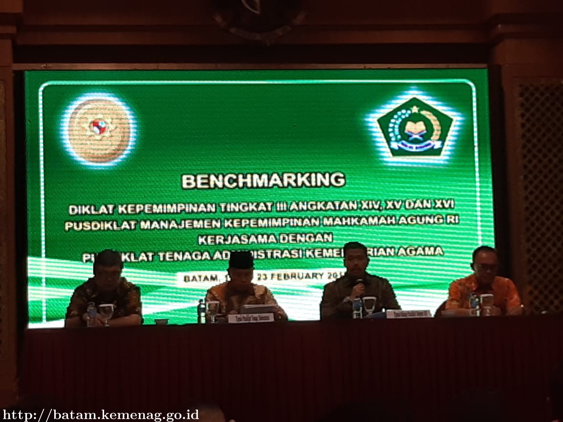 Kapusdiklat Tenaga Administrasi Buka Benchmarking Diklatpim TK III Angkatan XIV, XV, dan XVI