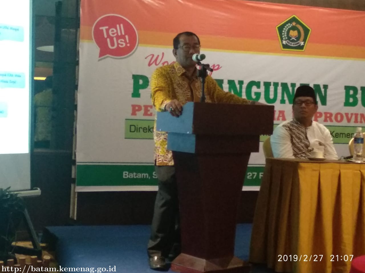 Sesditjen Bimas Islam Buka Workshop Pembangunan Budaya Pelayanan Prima