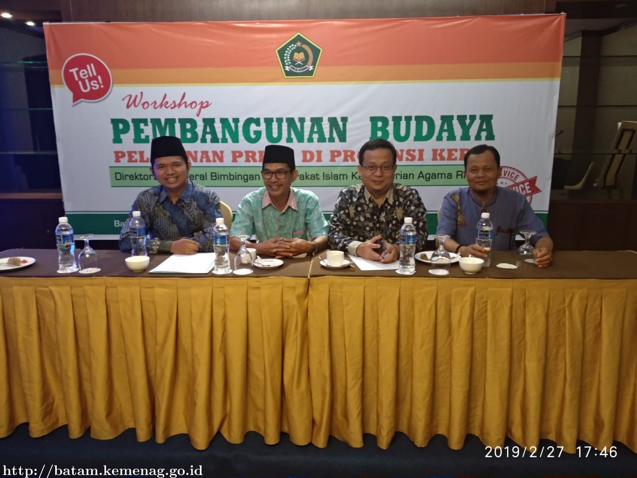 Ditjen Bimas Islam Gelar Workshop Pembangunan Budaya Pelayanan Prima